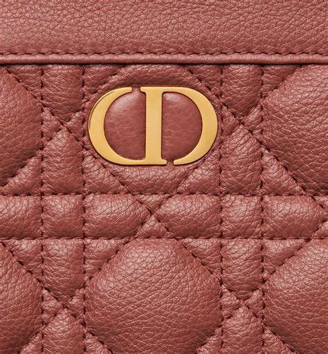 Dior Caro Zipped Pouch with Chain.